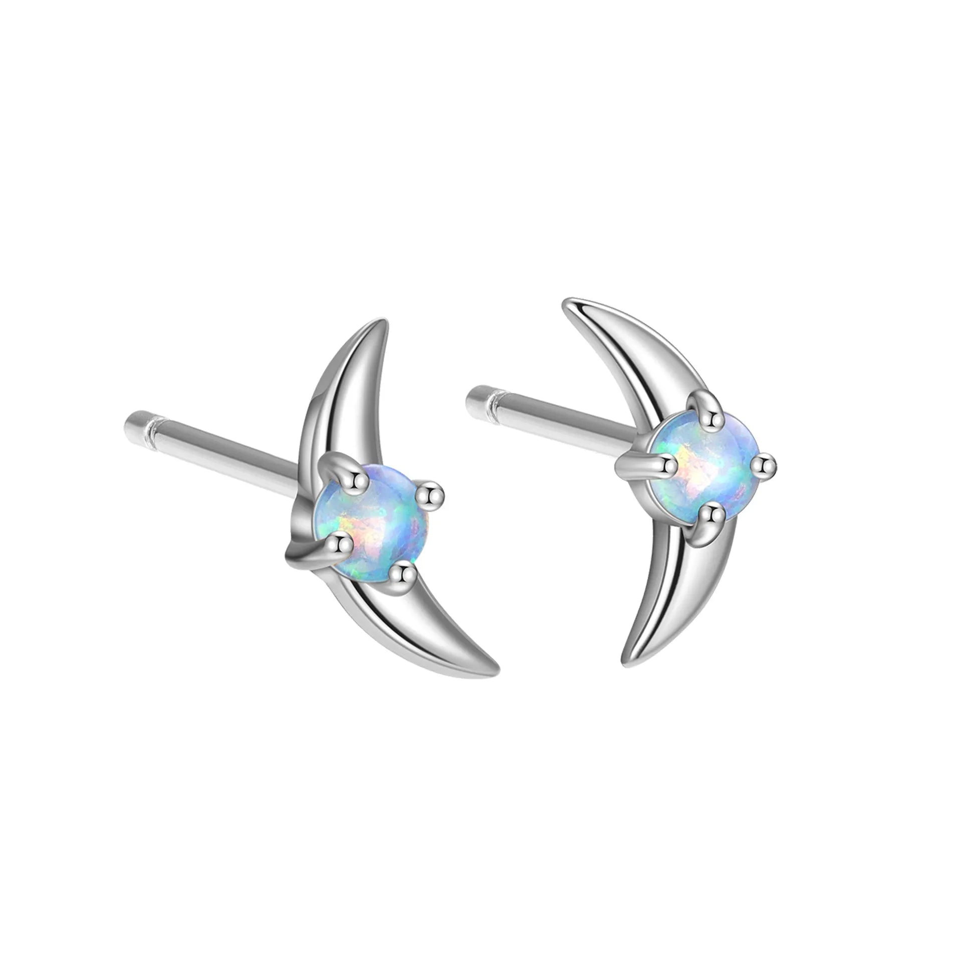 925 sterling silver geometric earrings with electroplated finish and stone accents in gold or platinum tone