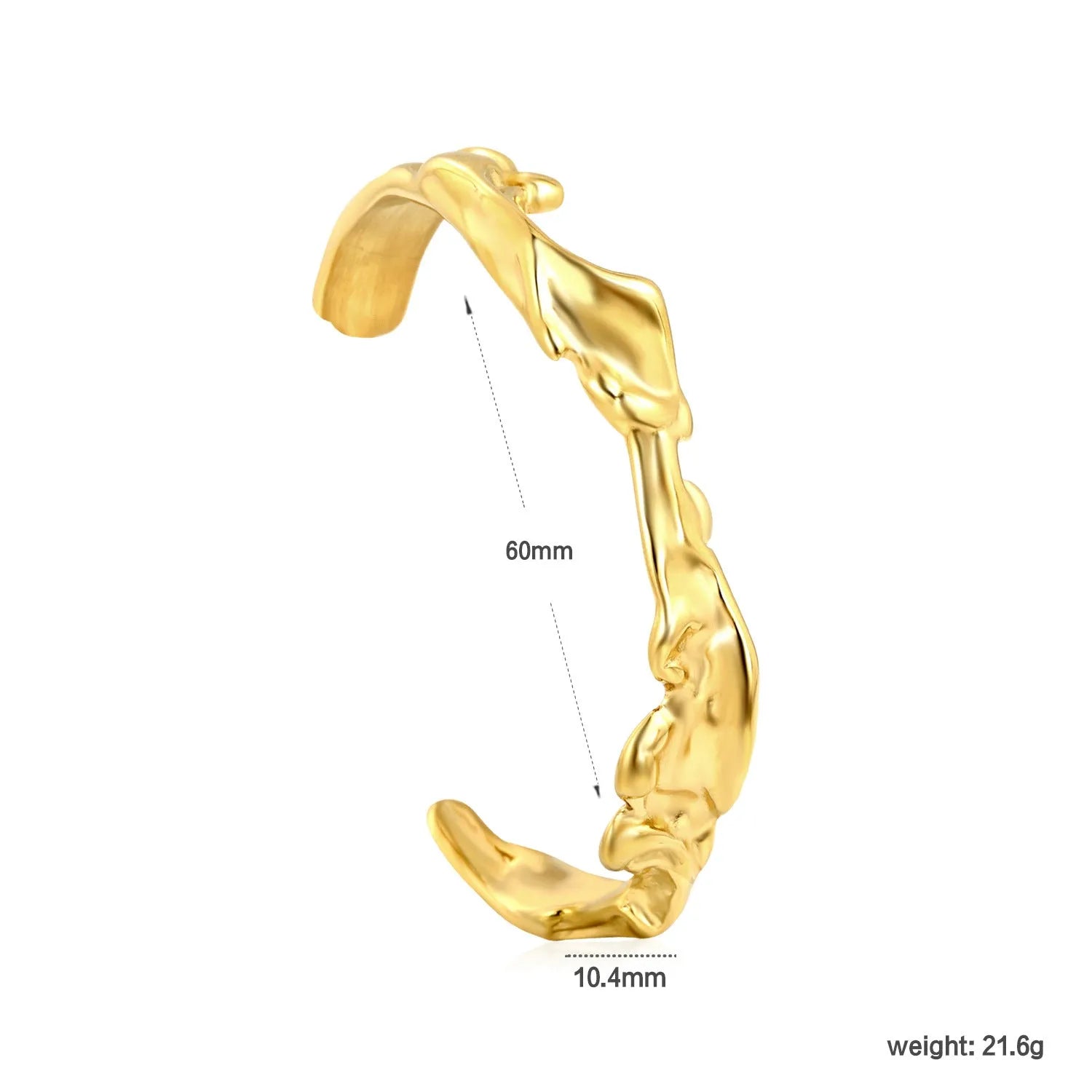 Stainless steel alloy fashion bracelet in advanced European American styling