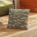 45cm square Jacquard pillow cover with a detailed retro floral pattern in multiple colour options.