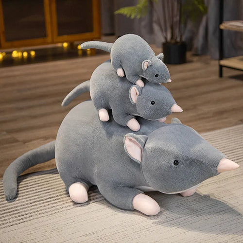 Cartoon mouse plush doll toy in three sizes: 32cm, 50cm and 100cm