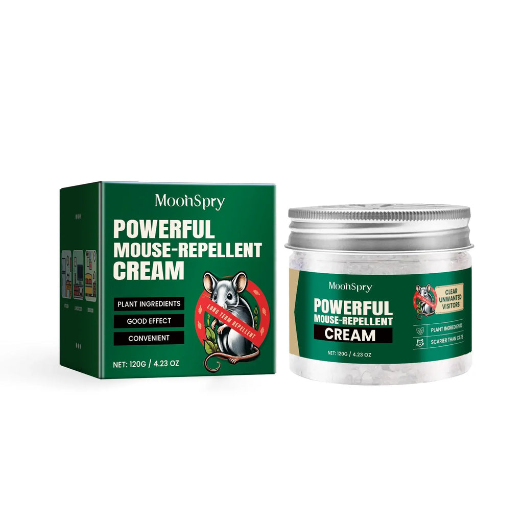 60ml bottle of natural rat repellent spray with clove, peppermint, camphor, and chilli oils