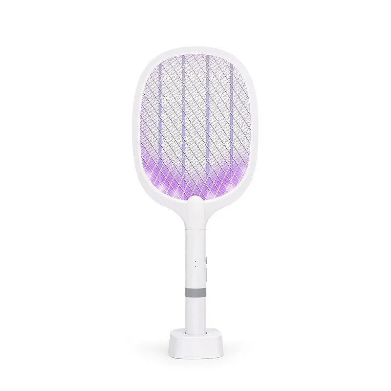 Rechargeable electric mosquito swatter with ABS plastic shell for indoor insect control