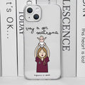 Fashion cartoon nurse design TPU phone case for Apple iPhone models 11 to 16 series
