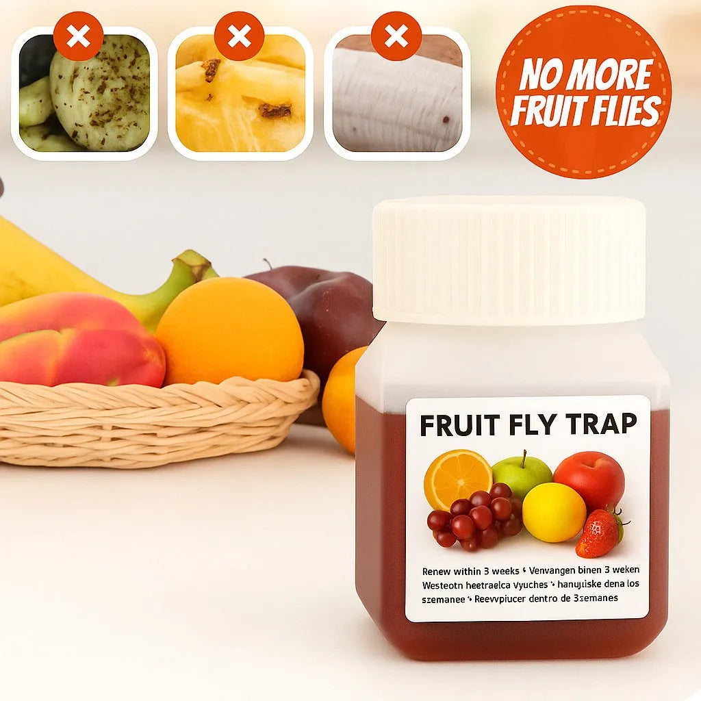 Fruit fly bait liquid bottle for SK003 traps with funnel options