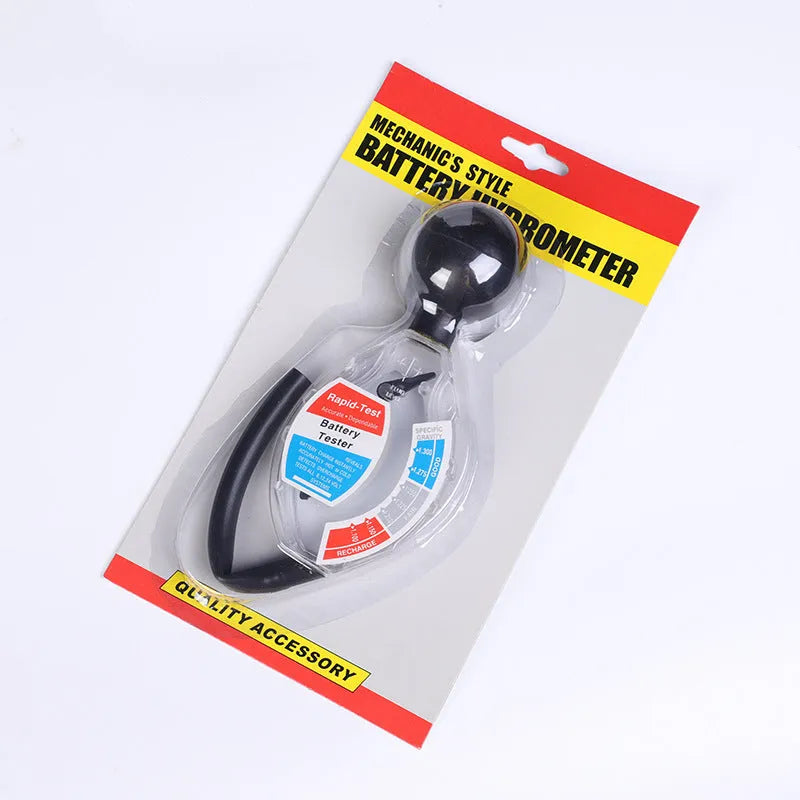 ABS plastic battery hydrometer for lead acid electrolyte testing with suction operation
