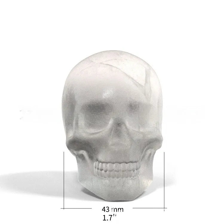 Food grade silicone Halloween skull ice cube tray creating 3D ice cubes