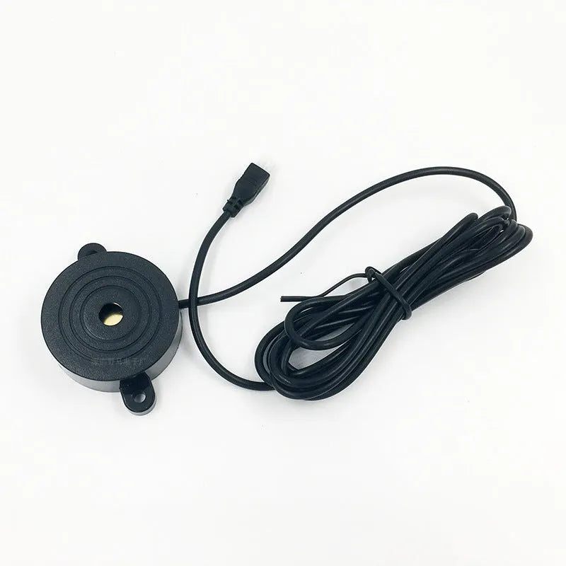 4-probe car parking sensor system with buzzer alert module, sensors in multiple colours, hole saw and installation cables