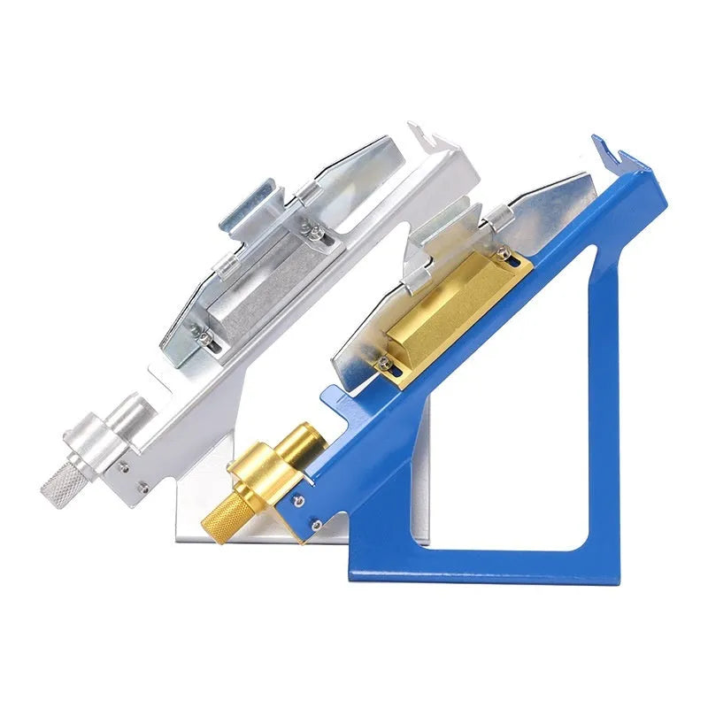 SPG Metal Stick Arrow Bonder fletching jig in stainless steel, blue or silver colour options