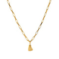 Ghost motif pendant necklace with titanium steel pendant and stainless steel chain options