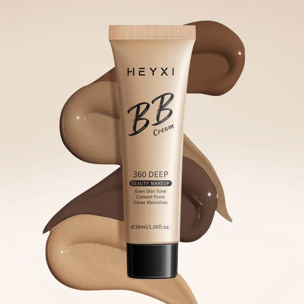 Waterproof sweat-proof BB cream in four colour shades 01 02 03 04