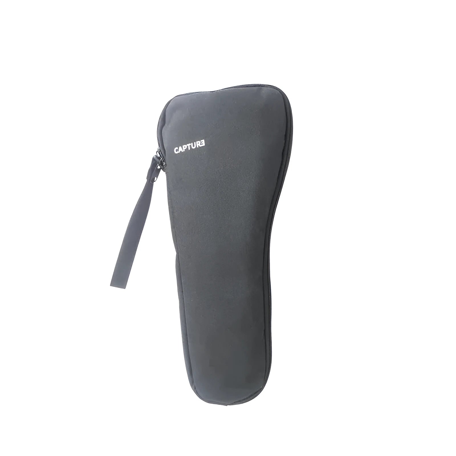 Black cloth portable storage bag for mobile phone stabilizer accessories with adjustable divider