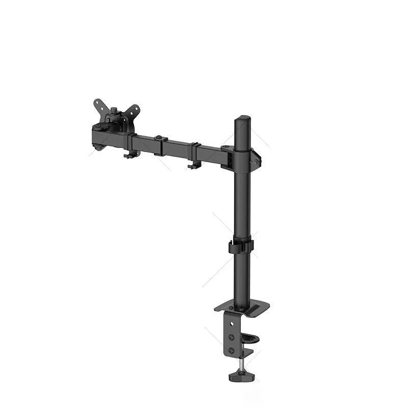 Lifting and rotating computer monitor arm bracket made of steel for 13-32 inch screens.