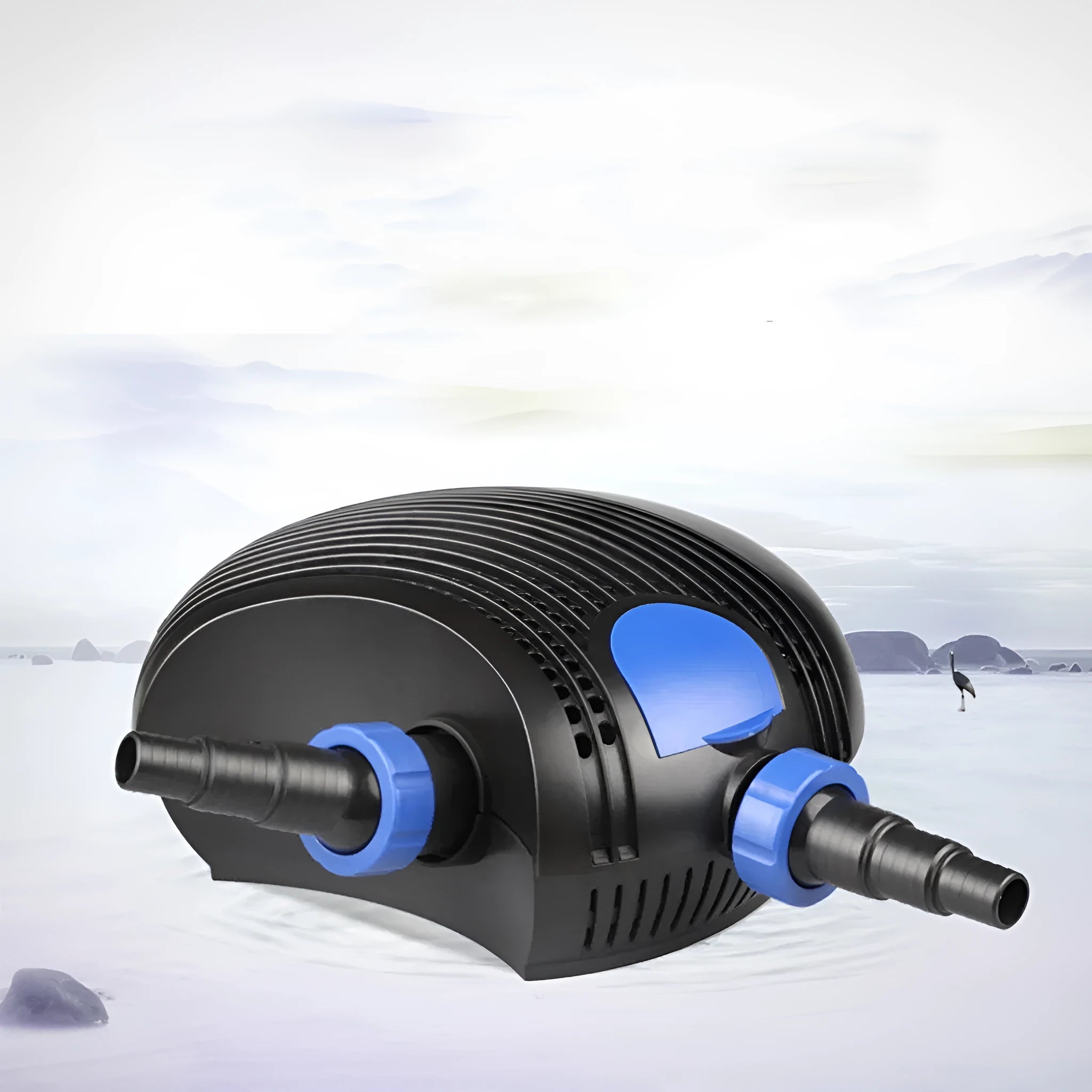 CFP series fish pond filter pump with horizontal plastic housing for aquarium and outdoor pond water circulation