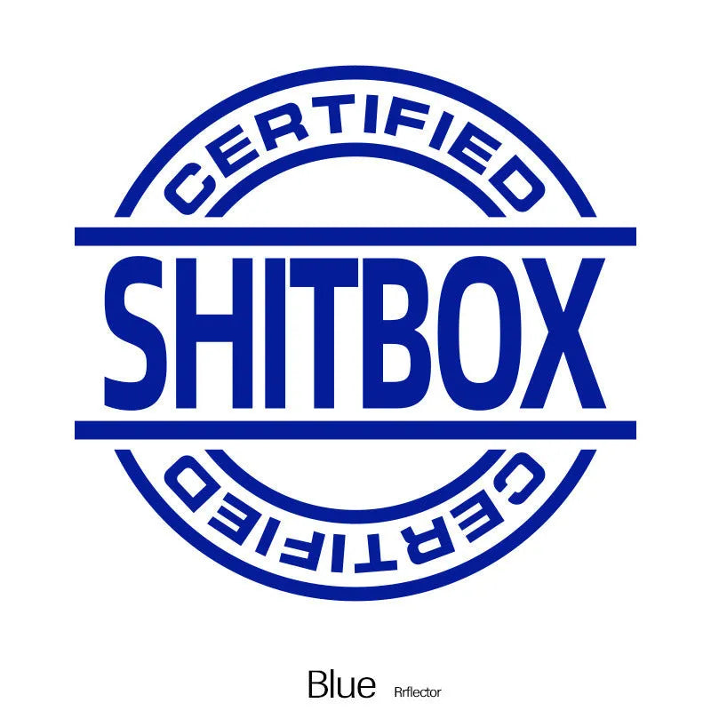13x12cm vinyl car sticker in multiple colours for vehicle body decoration