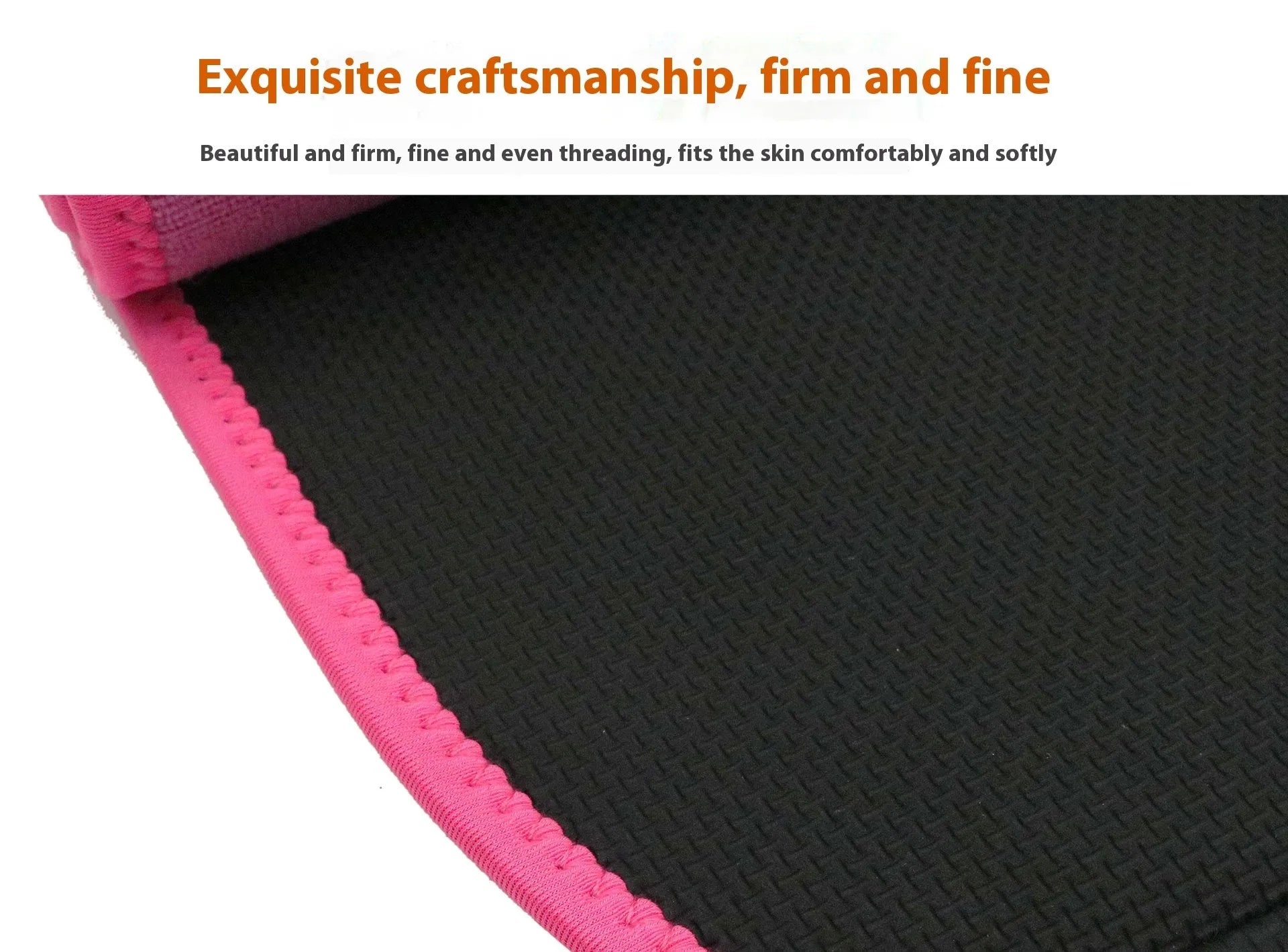 Neoprene fitness lumbar support belt for running and gym workouts in black, blue, or pink colours