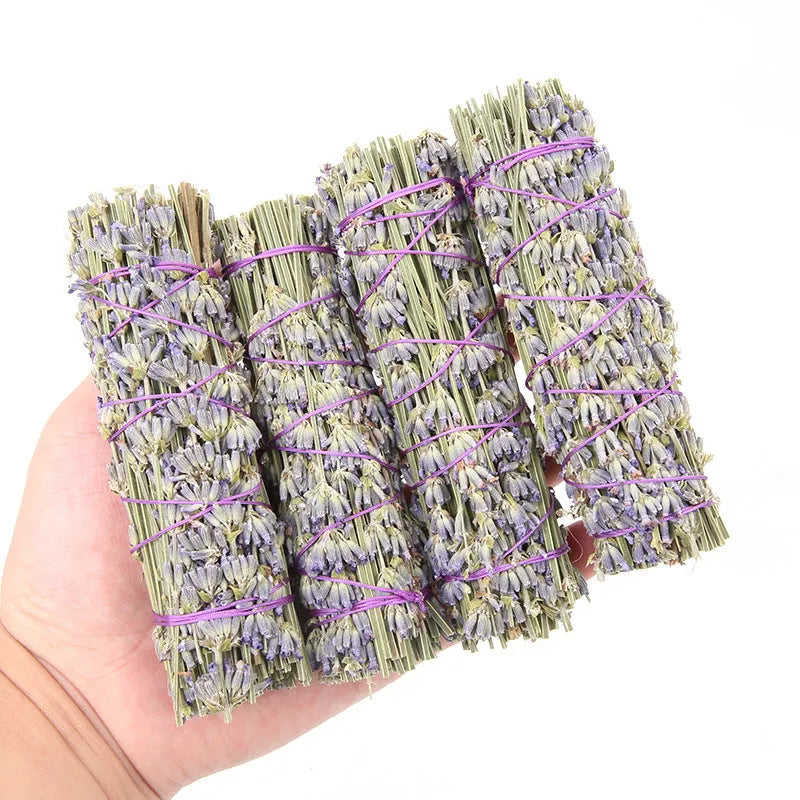 4 inch natural dried flower aromatherapy stick with lavender scent for air freshening