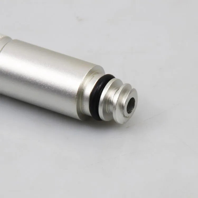 Silver metal VAS6262-9 transmission oil refueling joint adapter tool on a white background.