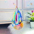 Rainbow electroplated crystal pendant light catcher decoration for Christmas tree
