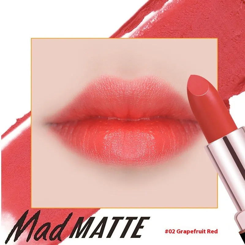 Fey Beauty moisturising lipstick in cameo brown nude shade with non-fading, no-transfer formula