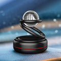Creative Car Perfume Decoration aluminium alloy rotating incense holder hanging planet shape solid Cologne Black