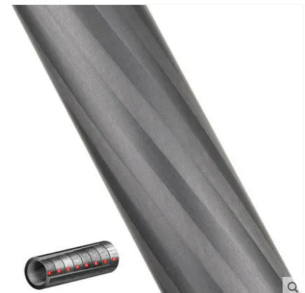 Black carbon fibre monopod for DSLR cameras extended to show six-section design