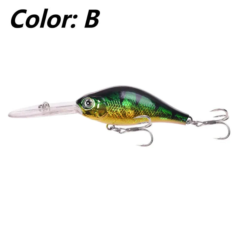 Little Fat Man Mino deep diving fishing lure measuring 10.5cm in various colour options