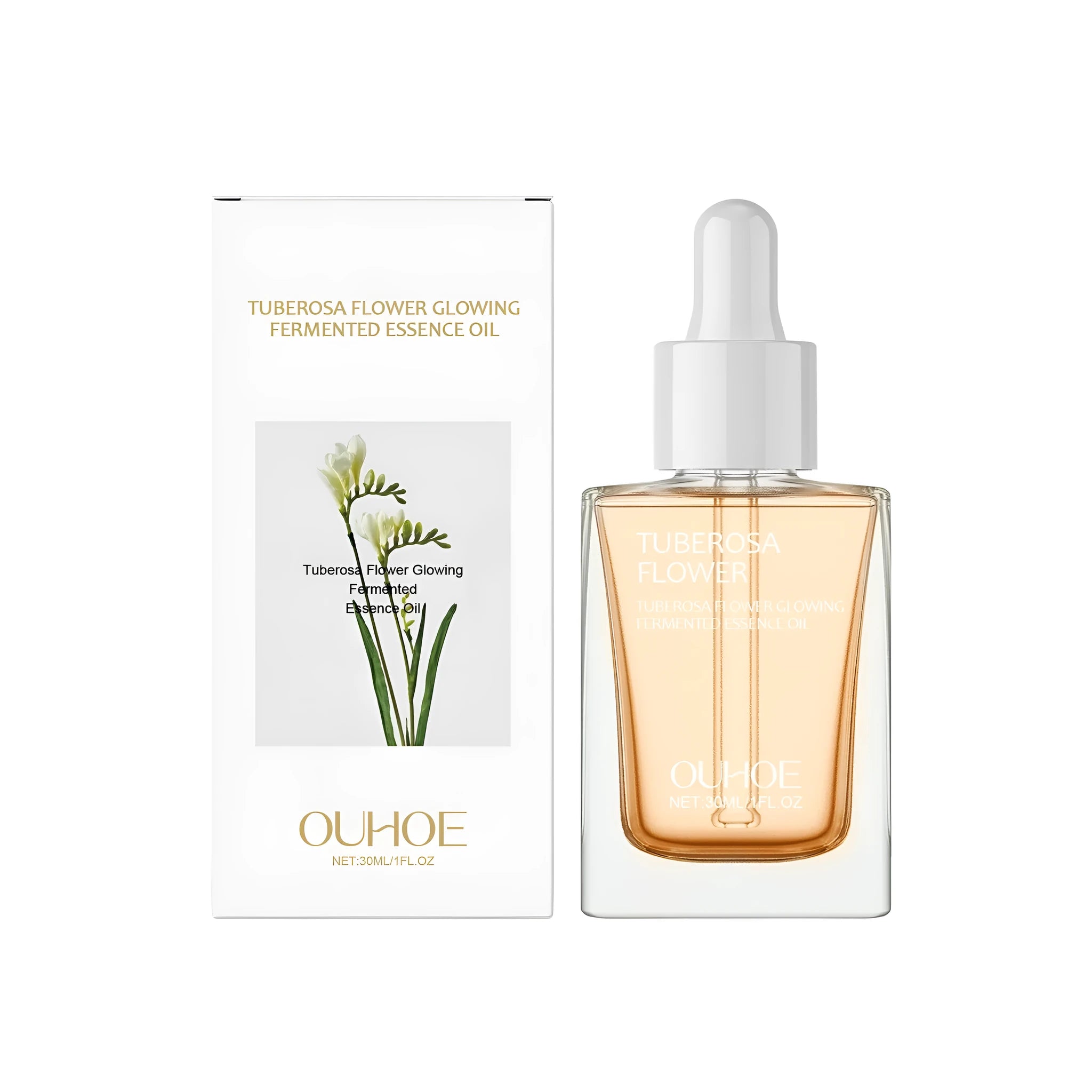 30ml brightening and firming facial oil bottle with vitamin E and tuberose extract