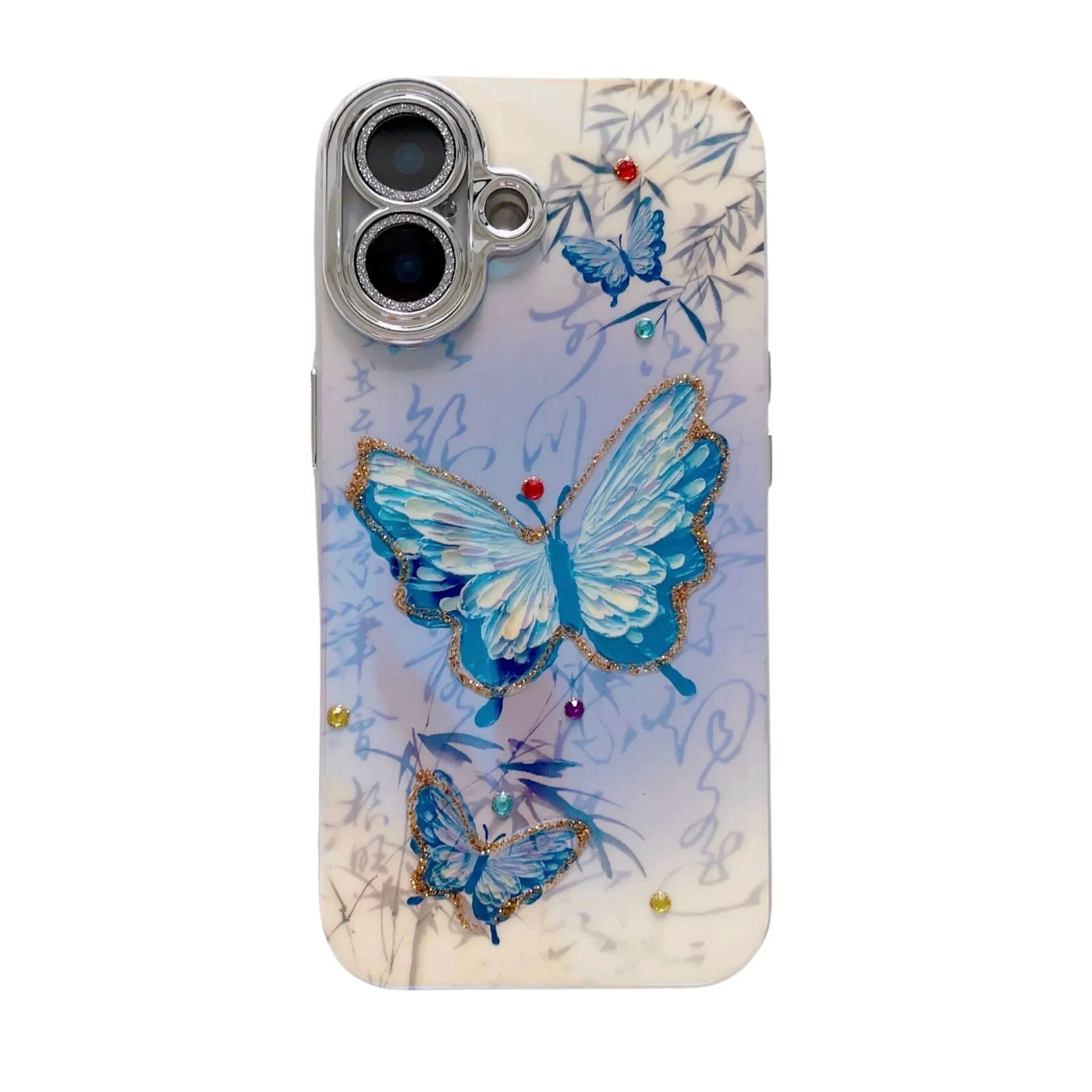 IMD anti-fall phone case for iPhone 13 in creative simple style full-wrap protective cover