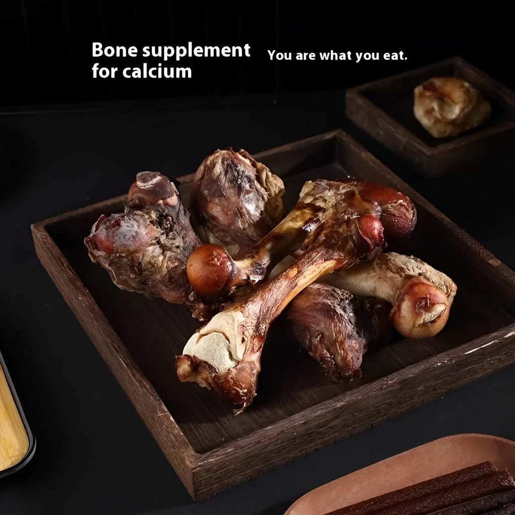 Large size pet molar rod chew toy for dogs with roasted ox bone flavour for dental cleaning and training