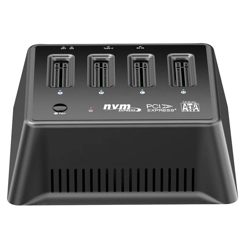 M2 dual protocol SSD aluminium alloy base enclosure on a desk, showing K30174P2 colour.