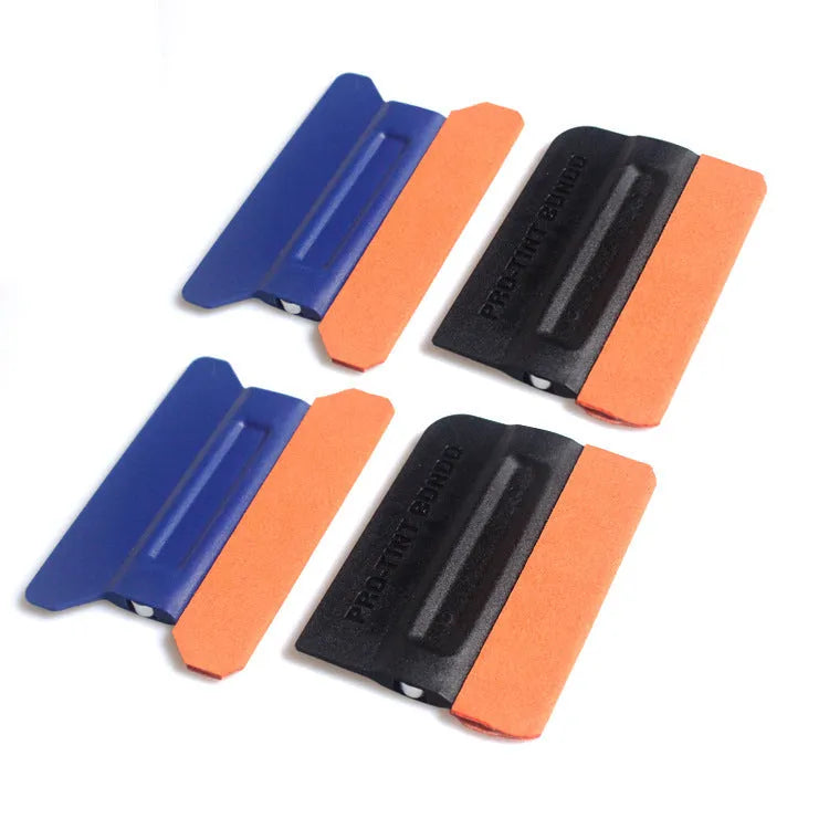 ABS film scraper tool for car colour changing film application with multiple scraping surfaces