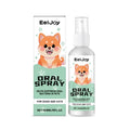 120ml bottle of chlorhexidine pet oral spray with mint extract for dog and cat dental care