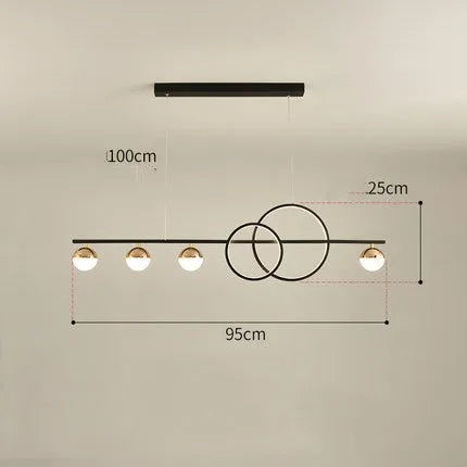 Modern rectangular aluminium ceiling light in black finish with remote control on a white ceiling.