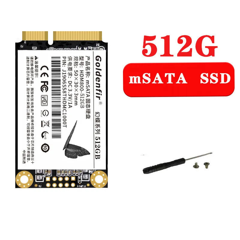 512GB mSATA SSD genuine solid state drive for desktop and notebook computers