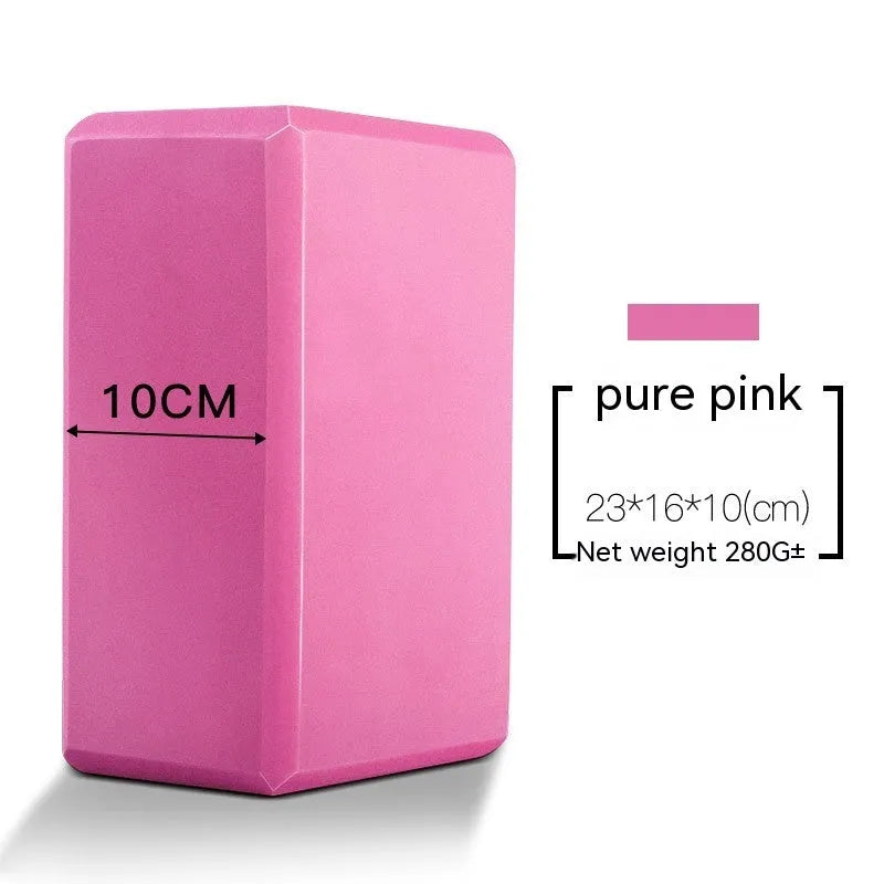 EVA foam yoga block in various colours for dance and fitness support