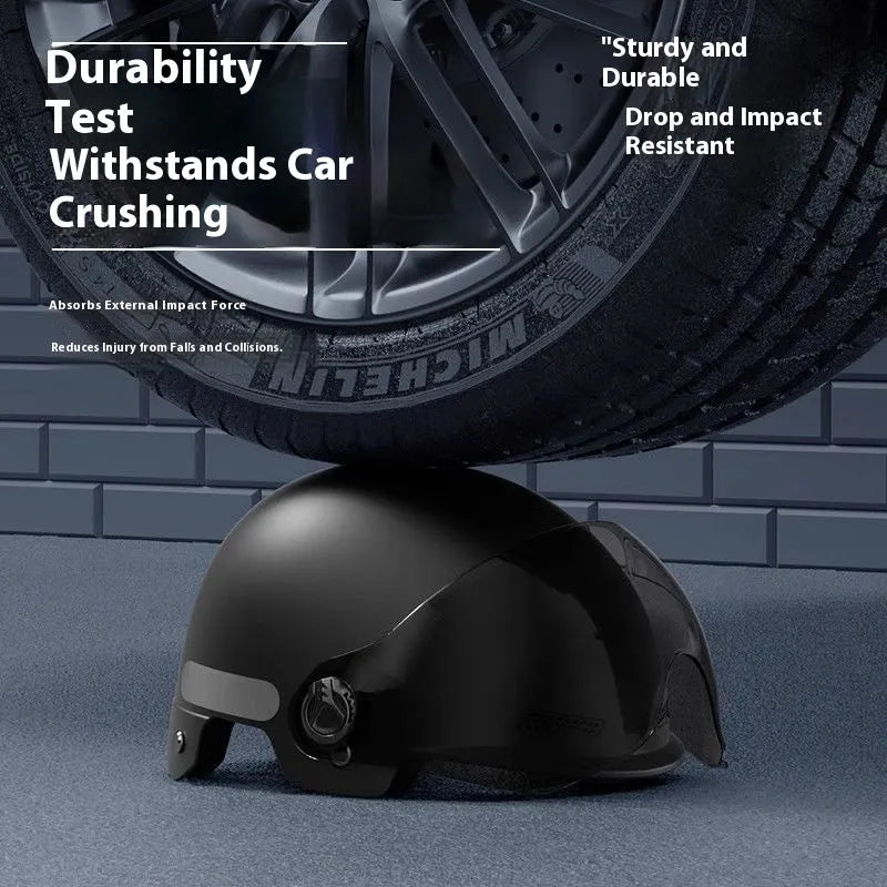 3C certified polypropylene motorcycle helmet for electric vehicle commuting in multiple colours