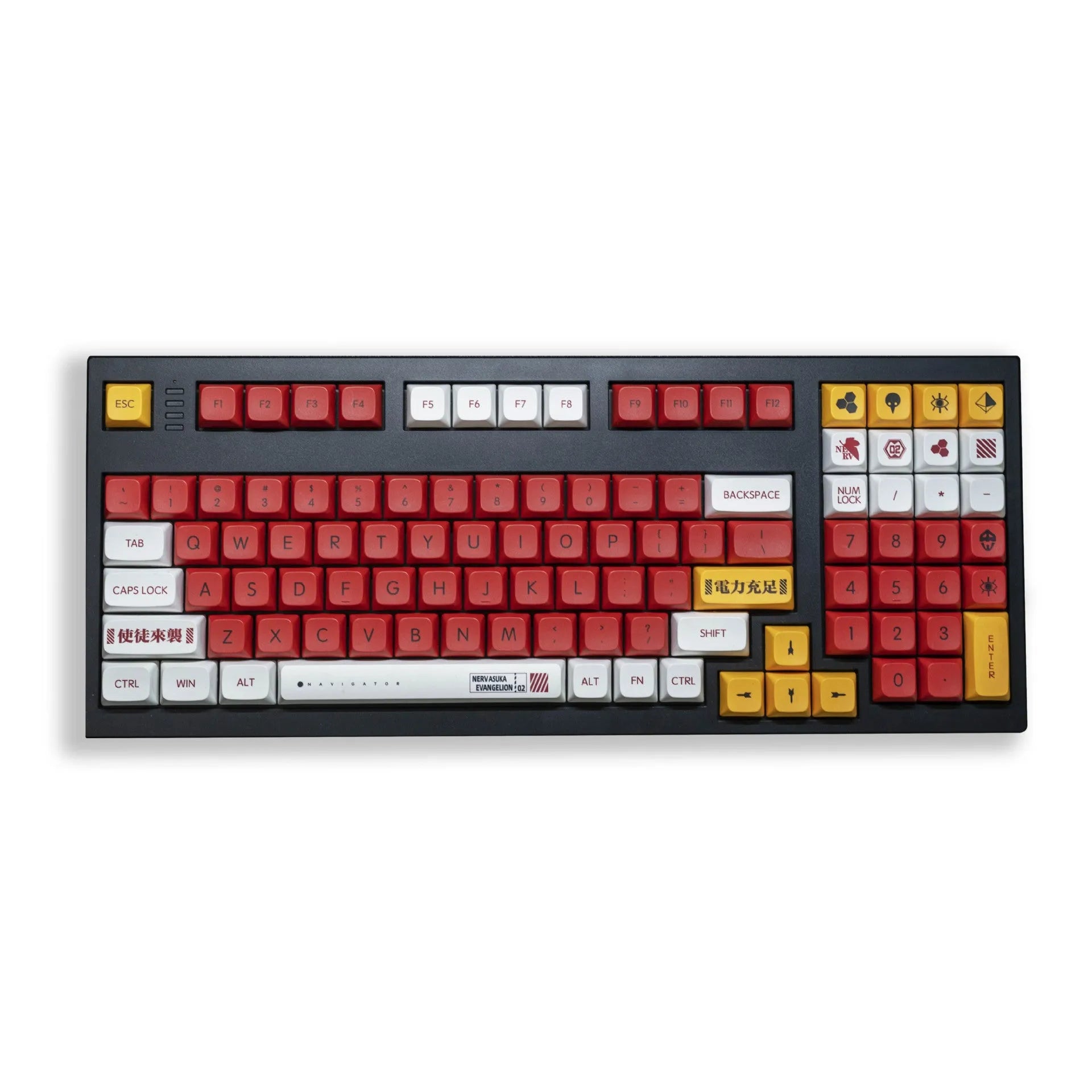 Boy and girl colour matching PBT keycap set for mechanical keyboards in pink and blue themes