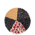 15-pack of mulberry and black wolfberry herbal tea bags with a free white drinking cup