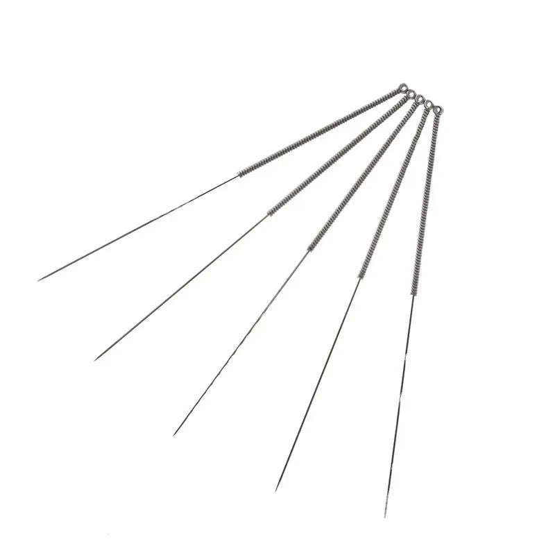 Ten metal cleaning needles for MK8 and E3D 3D printer nozzles in selected diameter size