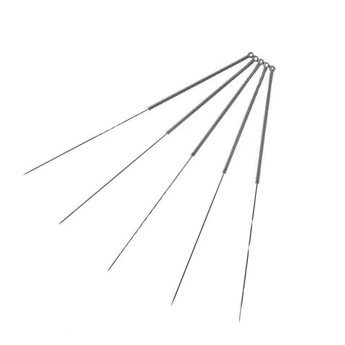 Ten metal cleaning needles for MK8 and E3D 3D printer nozzles in selected diameter size
