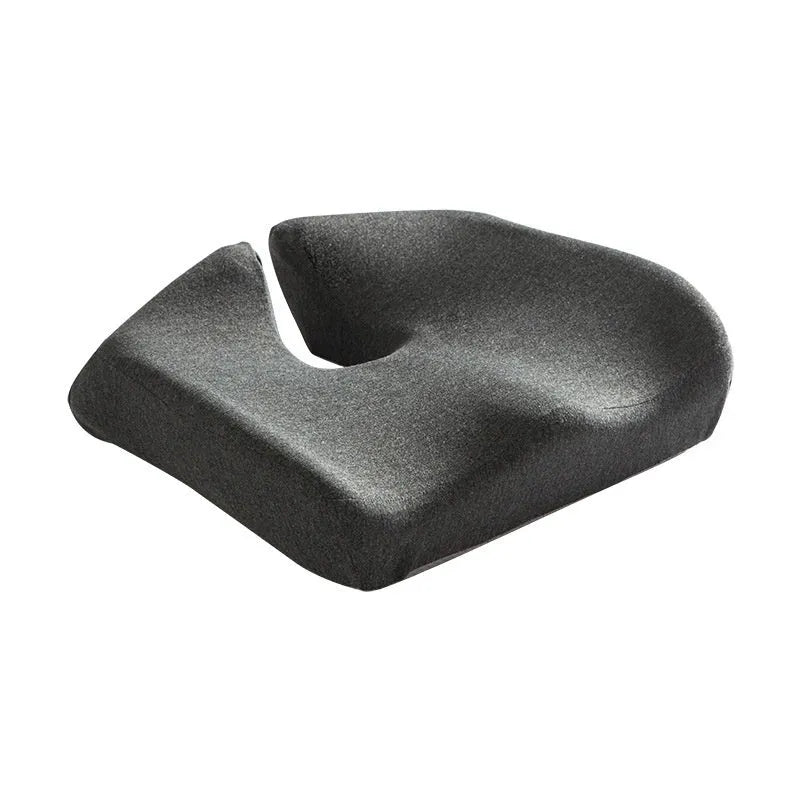 Memory foam office chair cushion in grey showing 36x40x11cm dimensions