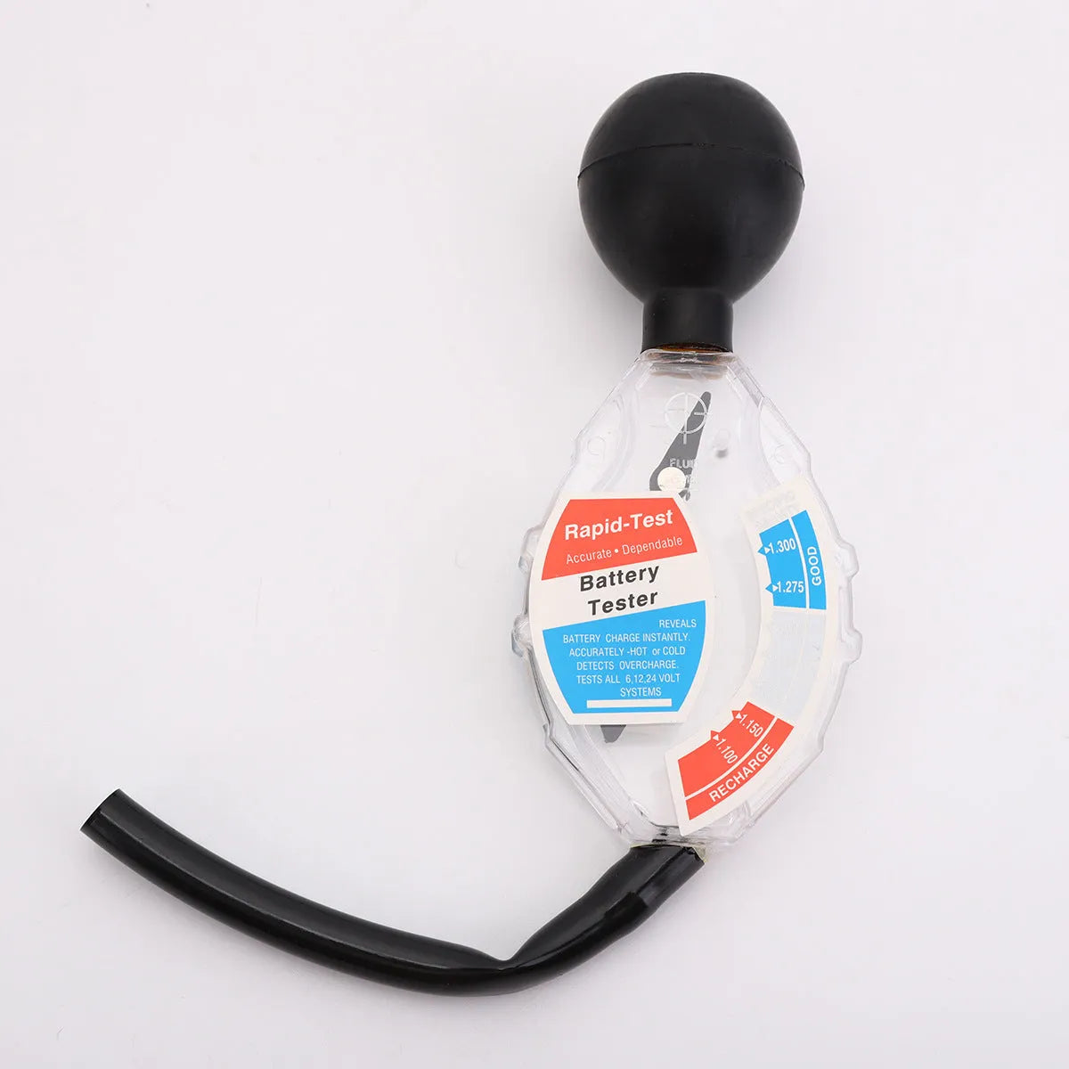ABS plastic battery hydrometer for lead acid electrolyte testing with suction operation