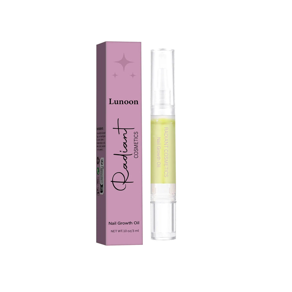 3ml bottle of clear nail growth and moisturising care oil