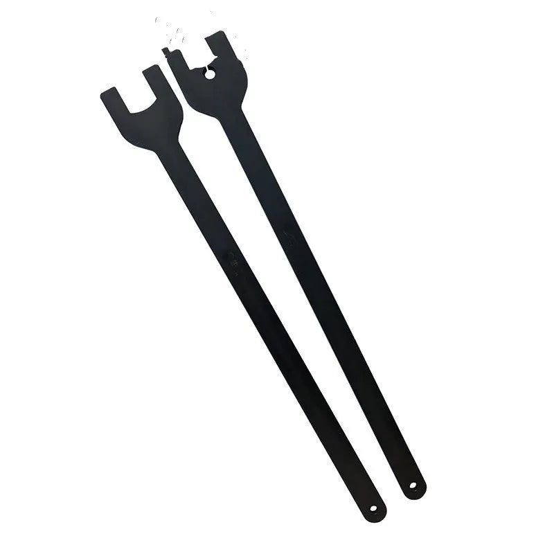 Two alloy steel wrenches, sizes 36mm and 40mm, for Land Rover fan repair