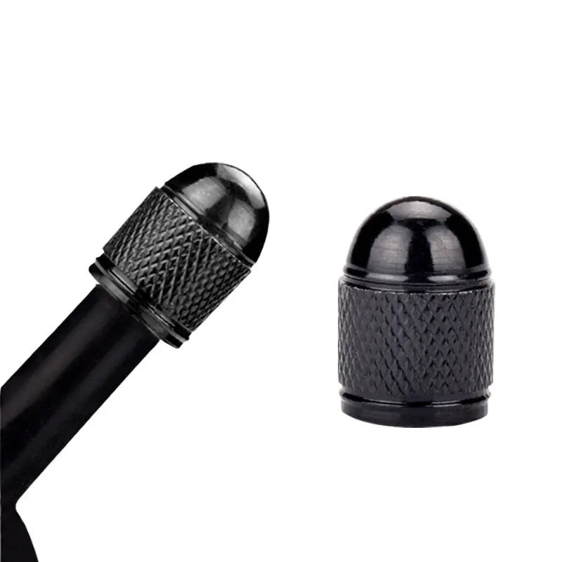 Aluminium mountain bike tyre valve cap in five colour options.