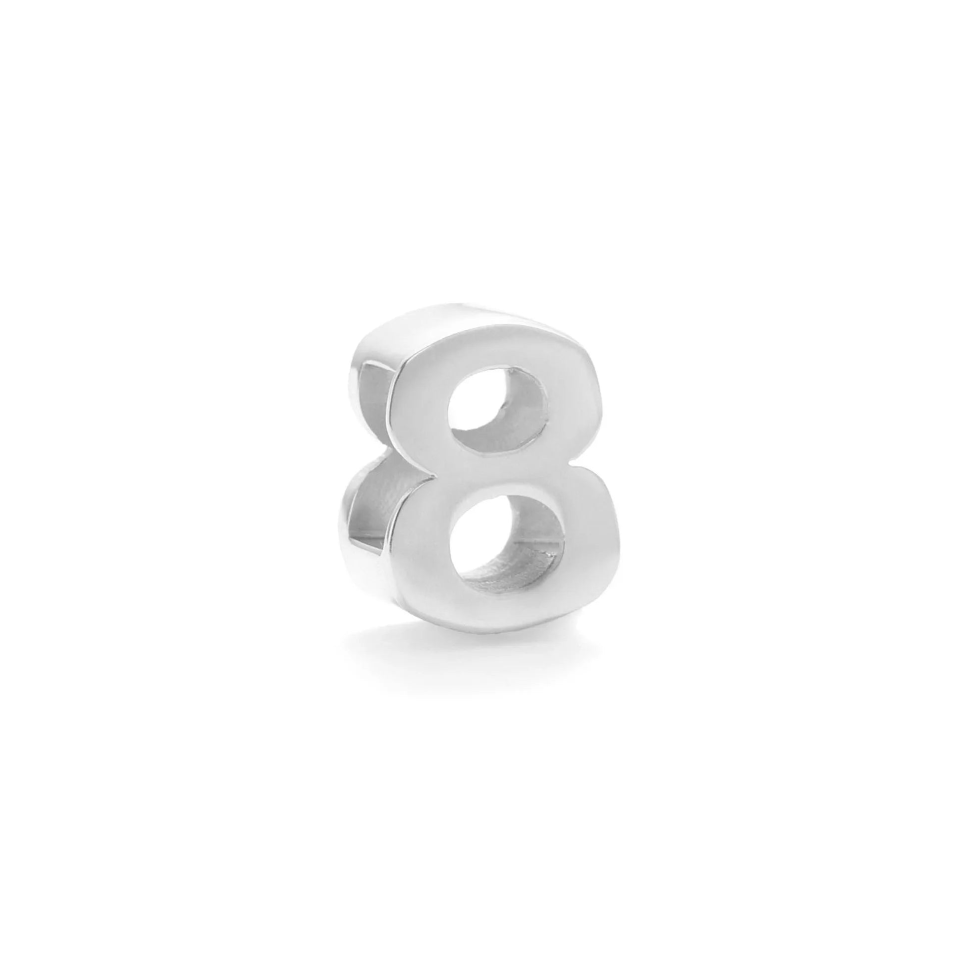 Titanium steel number and letter necklace with gold electroplated finish on grinding chain design