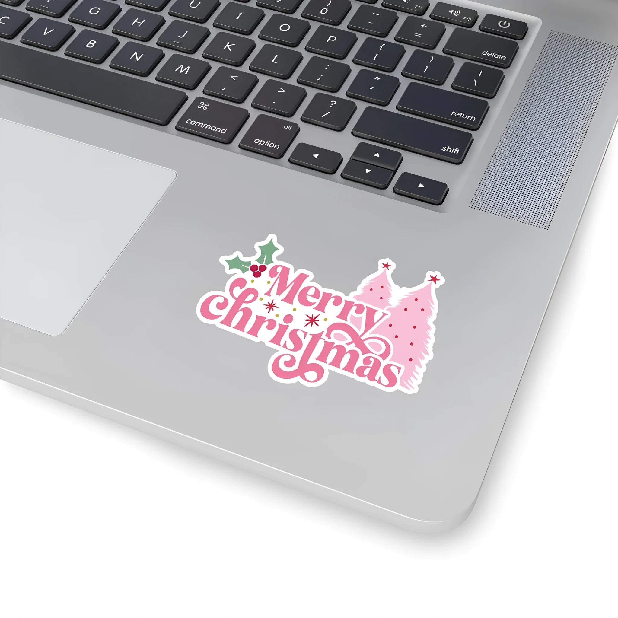 Christmas waterproof sticker pack showing variety of cute holiday designs from 4 to 8 centimetres