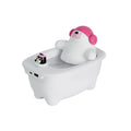 White bear-shaped USB air humidifier with 550ml water tank on desk
