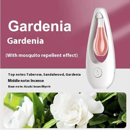 Ultrasonic aroma diffuser with mosquito repellent function in six fragrance colour options