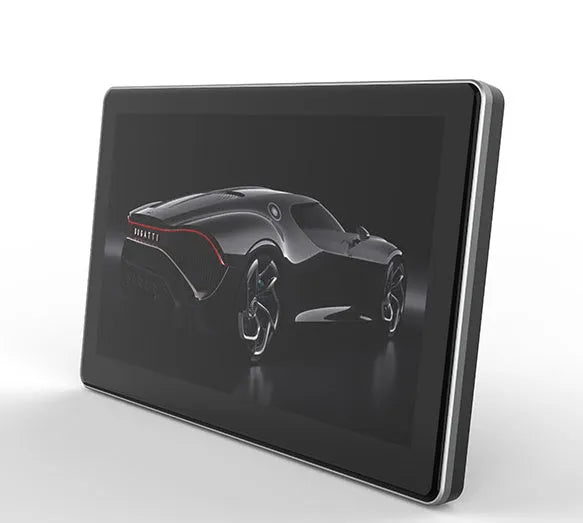 7-inch centre console suction dashcam with 170 degree wide angle lens in black plastic casing